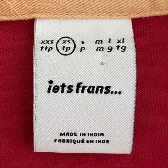 iets frans y2k Cropped Rugby Style Long Sleeve Shirt - Picture 5 of 6